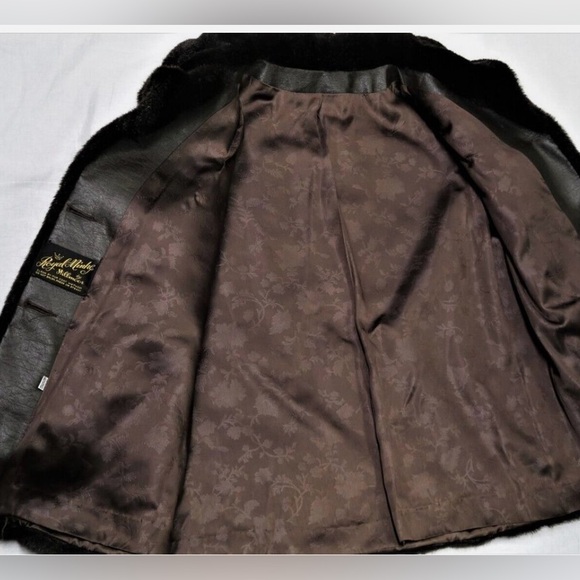 Vintage Royal Minky by Hillmoor Women's Dark Rich Brown Faux Fur Coat - Picture 3 of 6